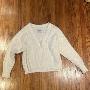Abercrombie white sweater